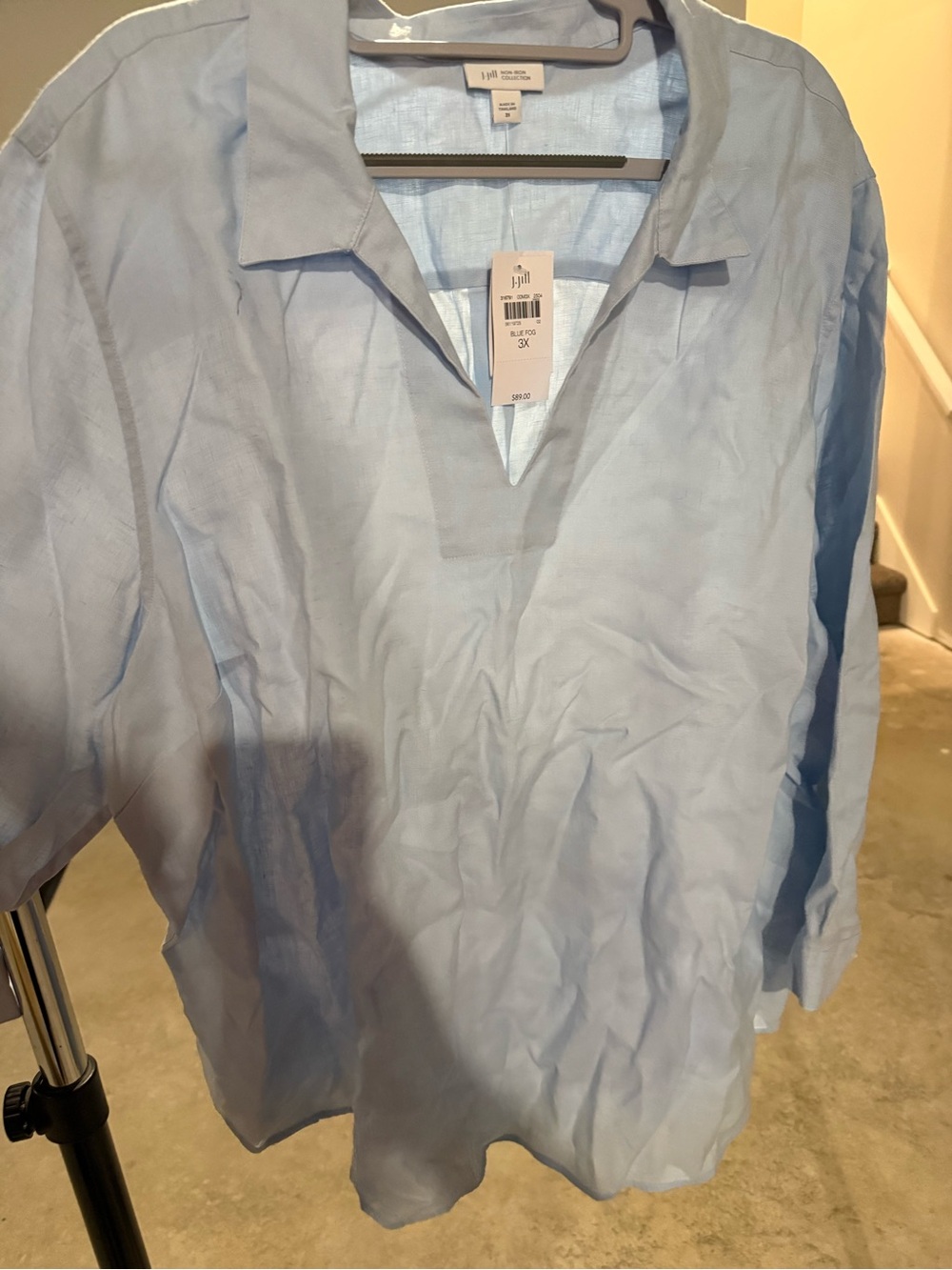 J Jill linen pull over blouse